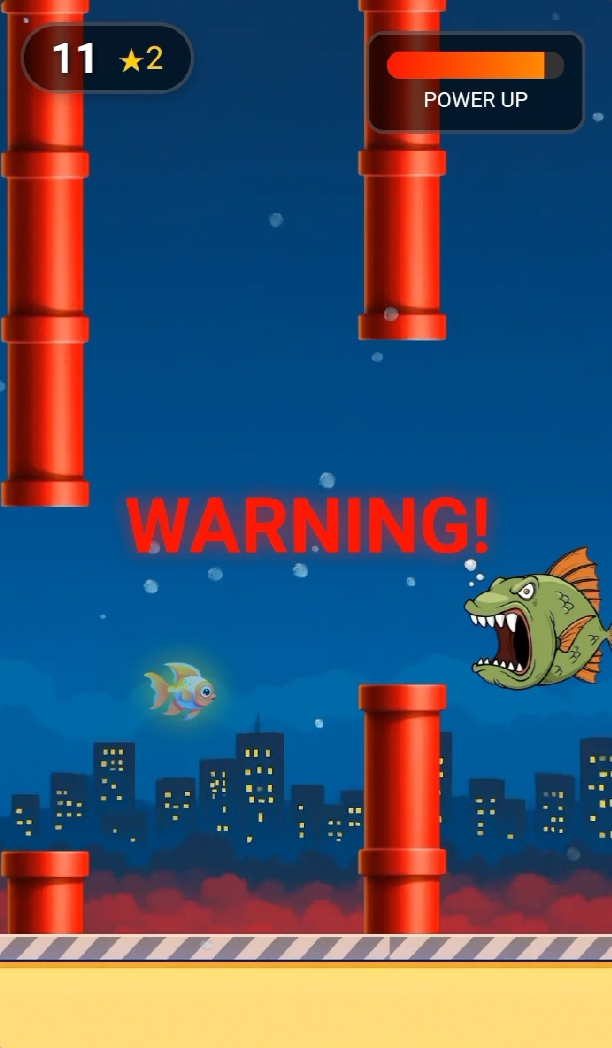Welcome banner for the Flappy Fish blog by TyyOn Games.