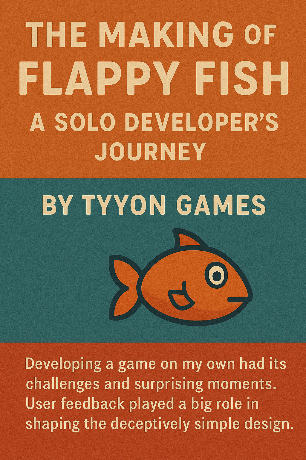 Image representing the solo development journey of Flappy Fish by TyyOn Games.